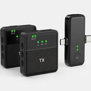 ست میکروفن بی سیم یقه ای مدل F15-2 - Image 2