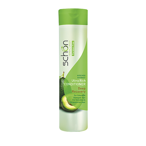 نرم کننده قوی آووکادو شون حجم 400 میل|Schon Deep Recovery Hair Shampoo 400ml