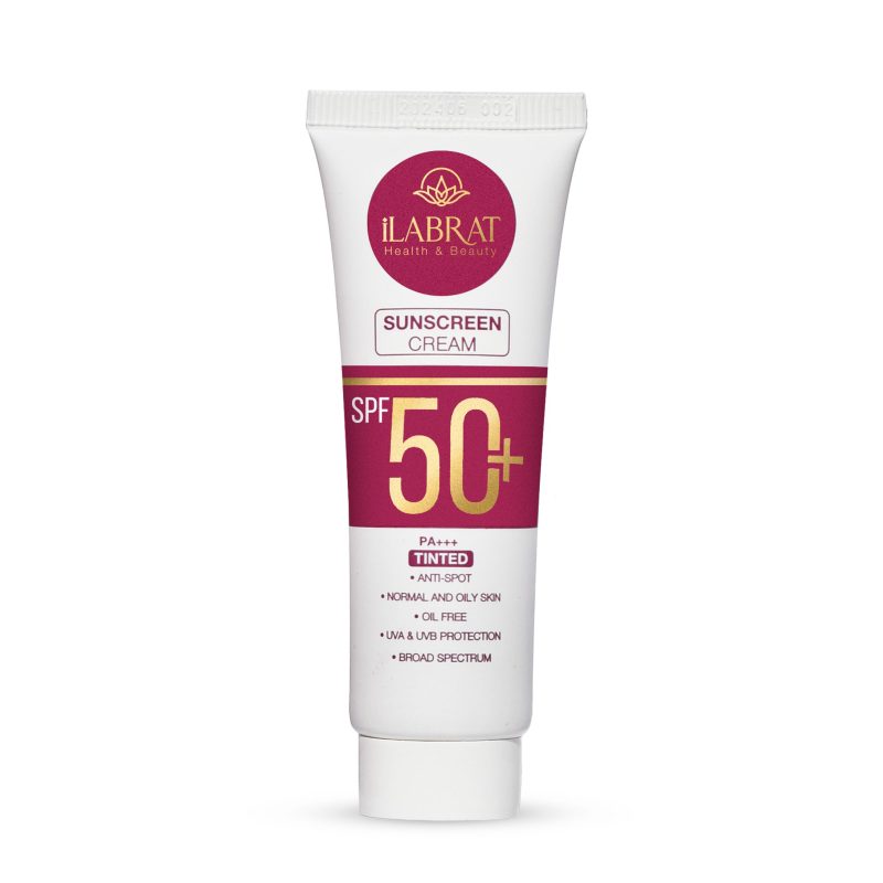 کرم ضدآفتاب ضدلک رنگی ایلابرت (بژ طبیعی) +SPF50 - Image 3